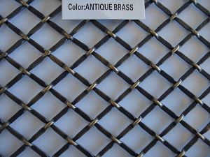 wire grille insert cabinet Brass Decorative Mesh TORONTO ONTARIO